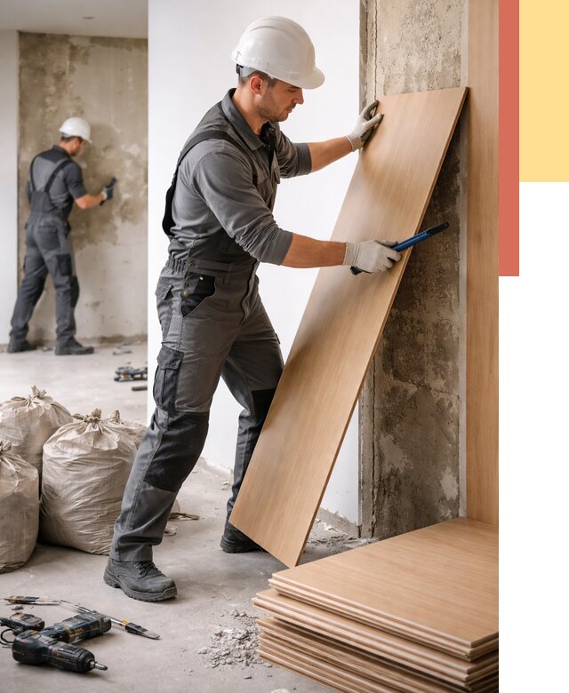 Демонтаж стеновых панелей в мирном от 3538 руб. за м² быстро и недорого | ОТДЕЛОЧНИК-Мир