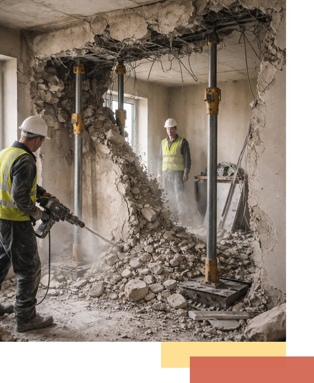 Снос несущих стен в мирном с гарантией безопасности и качества