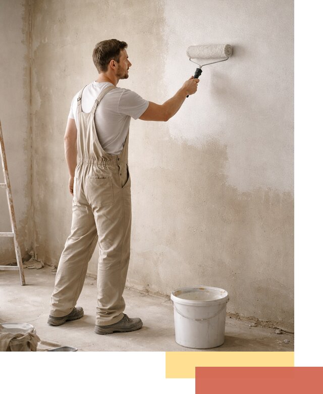 Грунтовка стен под отделку в мирном профессиональным раствором