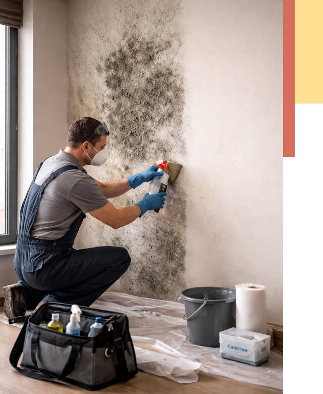 Удаление плесени со стен в мирном от 2173 руб. — быстро и недорого | ОТДЕЛОЧНИК-Мир