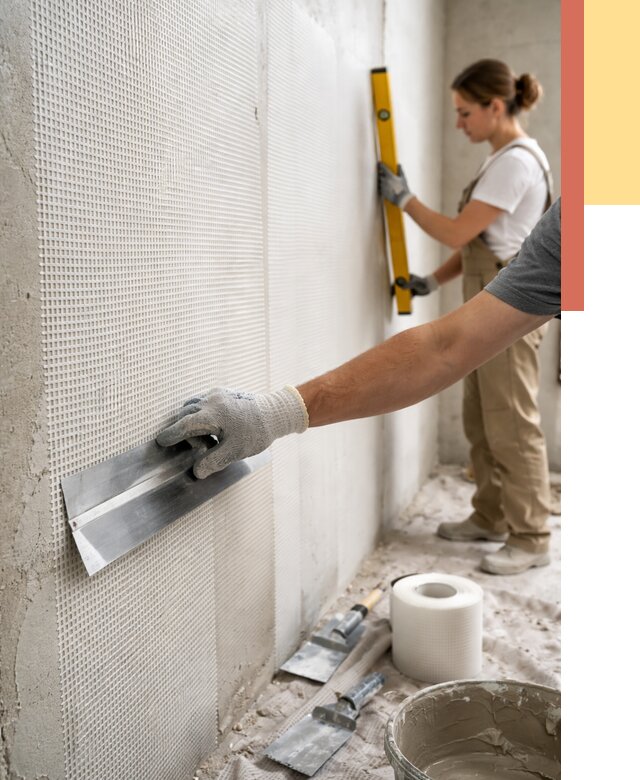 Армирование стен стеклосеткой в мирном от 3235 руб. под ключ | ОТДЕЛОЧНИК-Мир