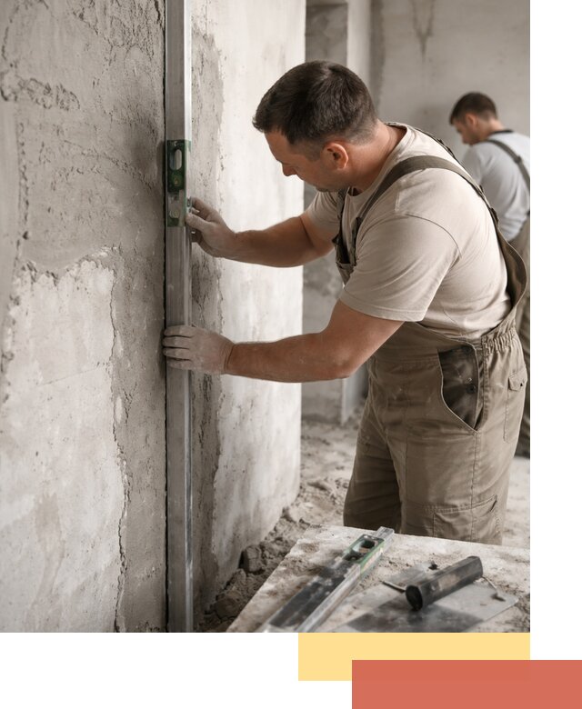 Установка штукатурных маяков в мирном с гарантией качества