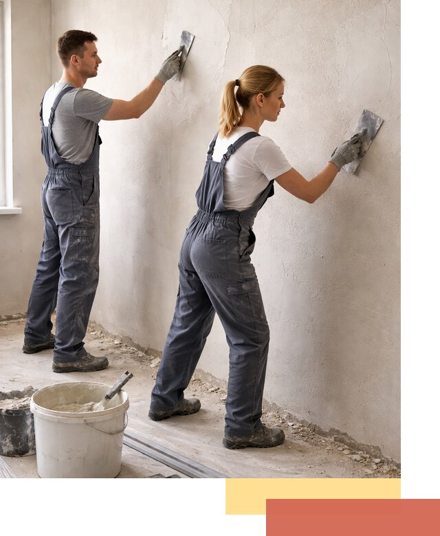 Штукатурка стен под обои в мирном профессионально и быстро