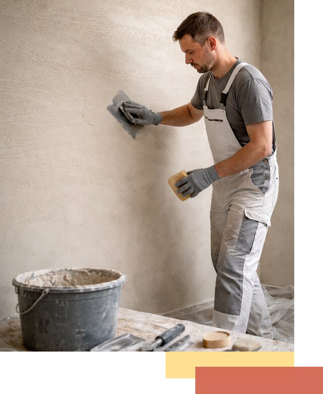 Декоративная штукатурка травертин в мирном для стен и потолков