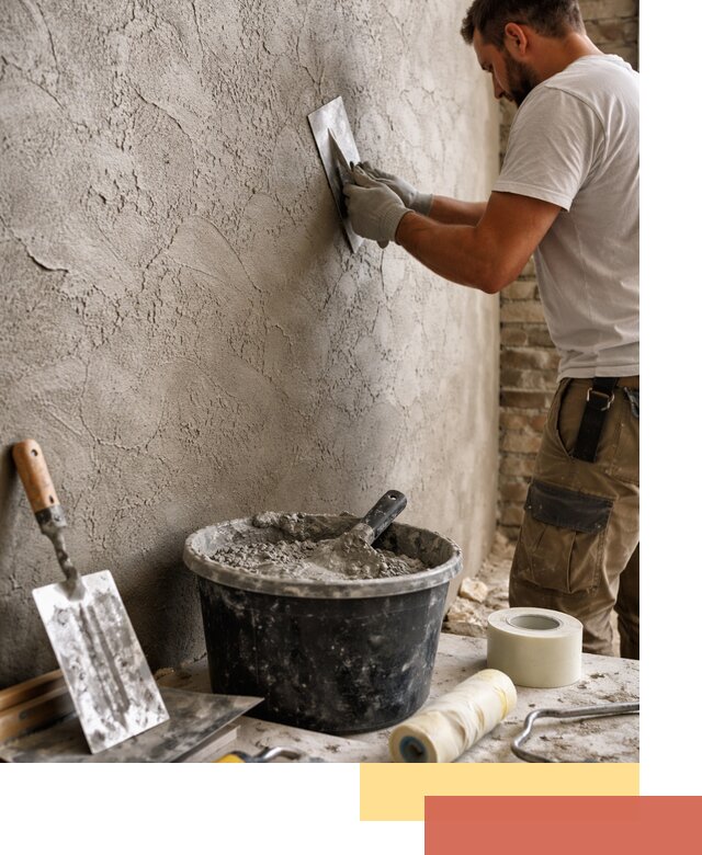 Декоративная штукатурка лофт в мирном — отделка стен и потолков