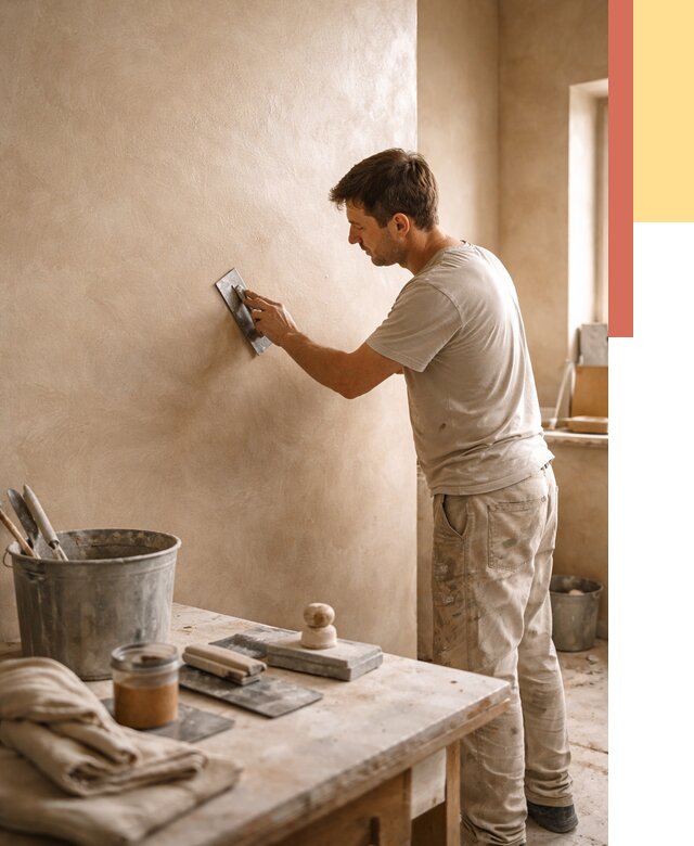 Марокканская штукатурка таделакт в мирном под ключ от 4246 руб. | ОТДЕЛОЧНИК-Мир