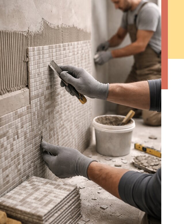 Облицовка стен мозаикой в мирном от 3235 руб/м2 — укладка мозаики на стены | ОТДЕЛОЧНИК-Мир