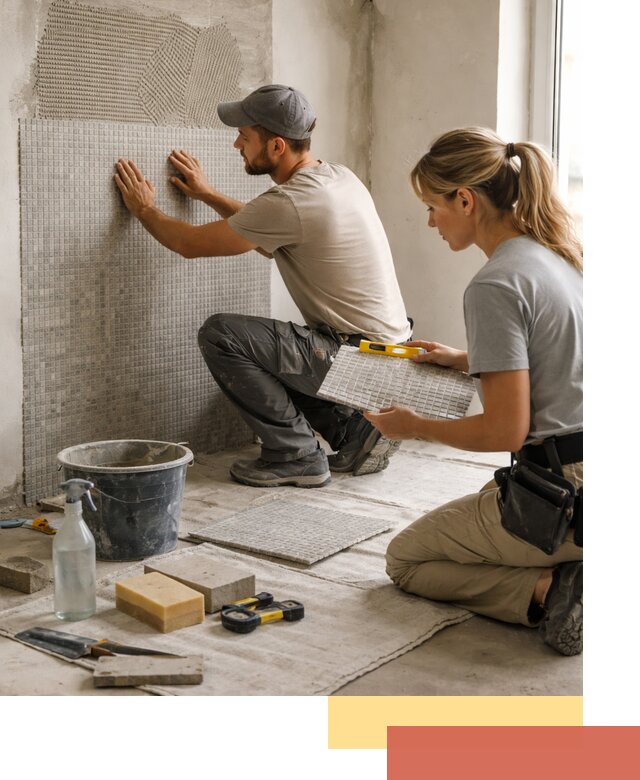 Облицовка стен мозаикой в мирном качественно и быстро