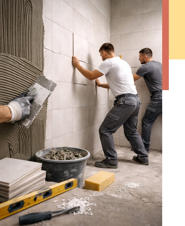 Укладка плитки на стены в мирном от 859 руб. — качественно и недорого | ОТДЕЛОЧНИК-Мир