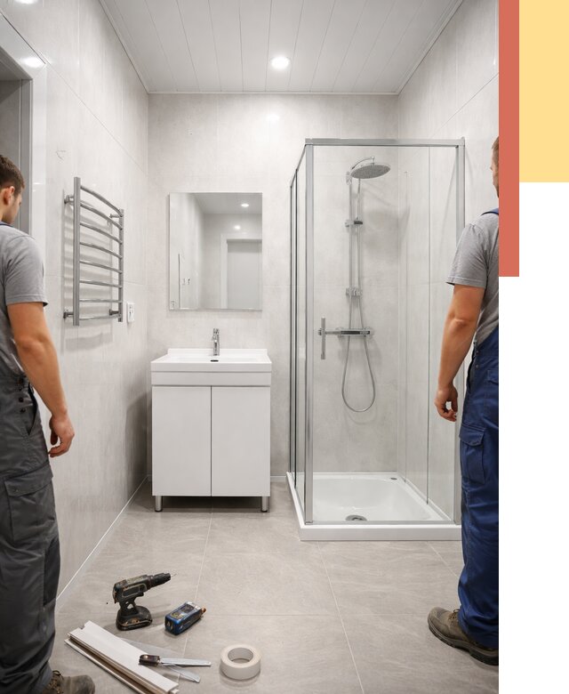 Отделка ванной комнаты панелями ПВХ в мирном от 4549 руб. за м2 | ОТДЕЛОЧНИК-Мир