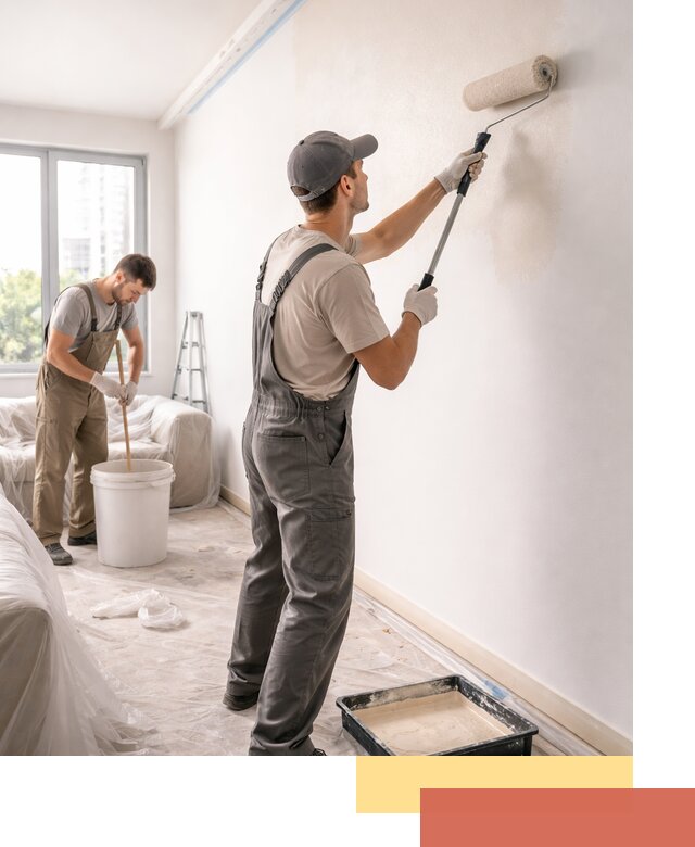 Покраска стен в офисе в мирном — быстрый и качественный ремонт