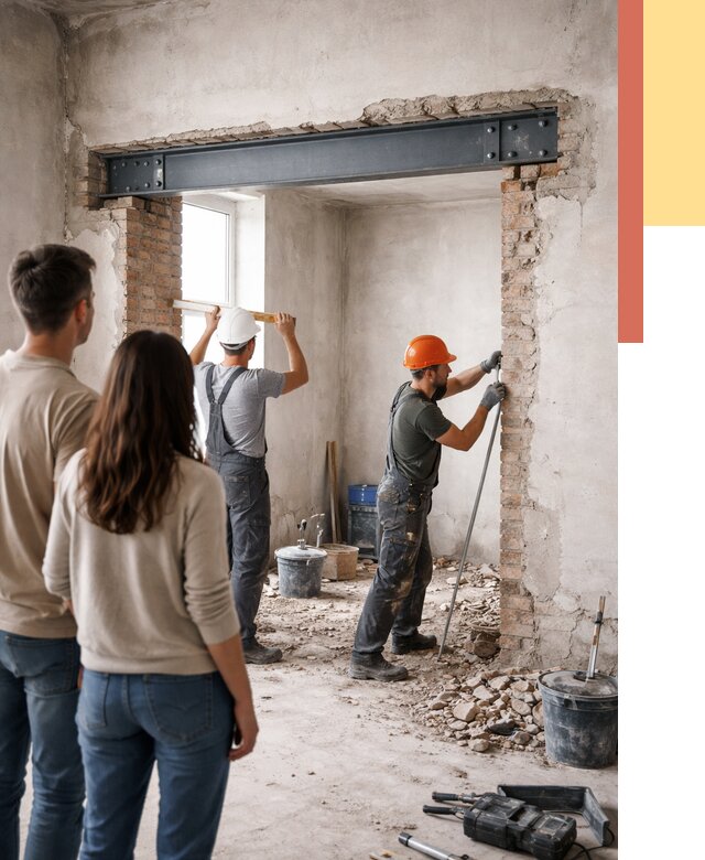 Усиление проема в стене в мирном от 9604 руб. — усиление дверного проема металлоконструкцией | ОТДЕЛОЧНИК-Мир