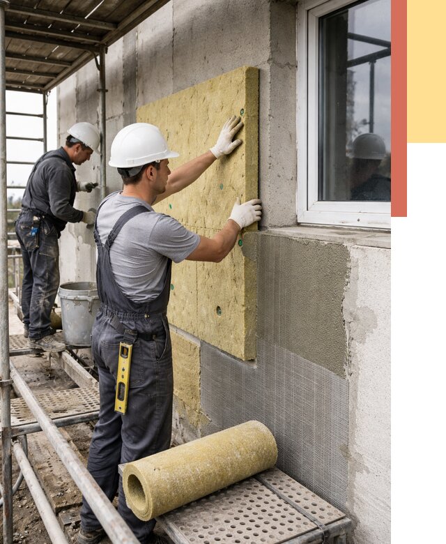 Утепление стен в мирном от 4347 руб. под ключ — быстро и недорого | ОТДЕЛОЧНИК-Мир