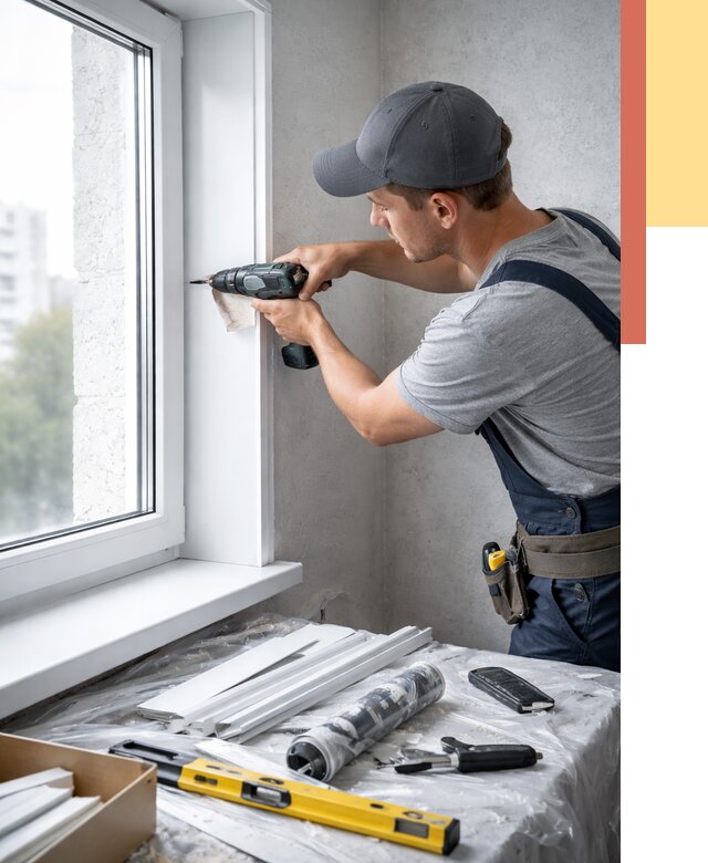 Установка пластиковых откосов в мирном от 2275 руб. | ОТДЕЛОЧНИК-Мир монтаж, быстро и недорого