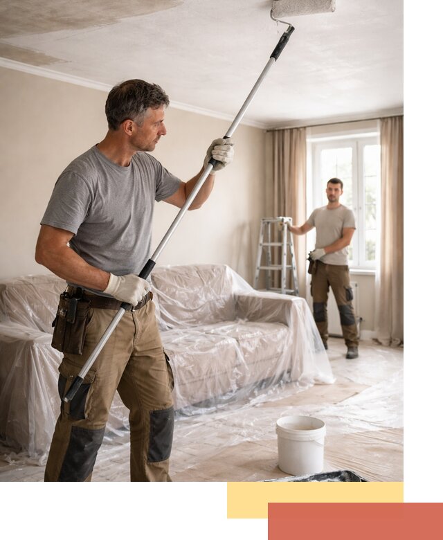 Грунтовка потолка в мирном — подготовка под покраску и отделку