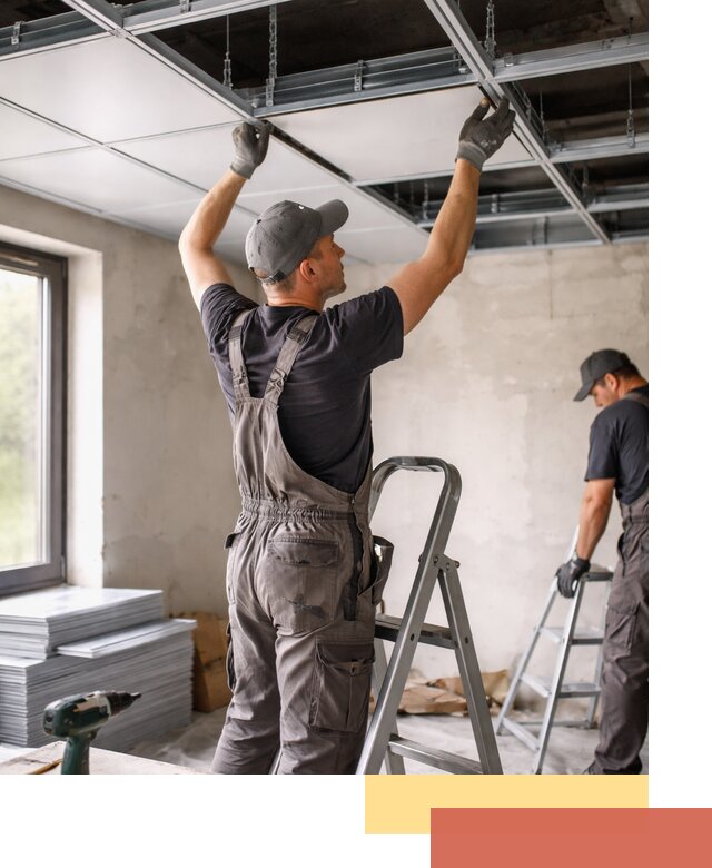 Монтаж кассетного потолка в мирном качественно и быстро