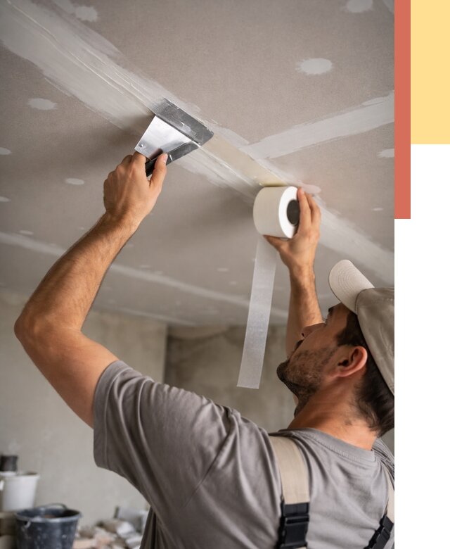 Обработка швов потолка ГКЛ в мирном от 7582 руб. под ключ | ОТДЕЛОЧНИК-Мир