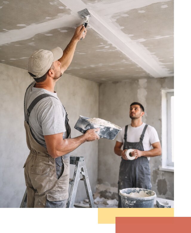 Обработка швов потолка ГКЛ в мирном: качественная заделка и шпатлевка