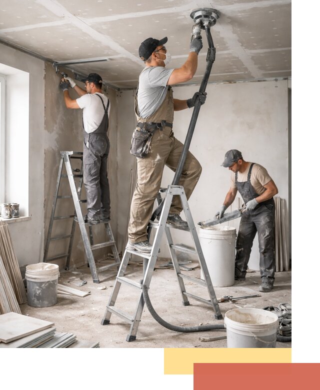 Ремонт потолка из гипсокартона в мирном: быстрый и качественный монтаж