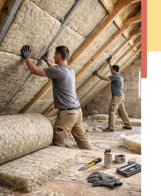 Утепление потолка минватой в мирном от 1466 руб. — быстро и недорого | ОТДЕЛОЧНИК-Мир