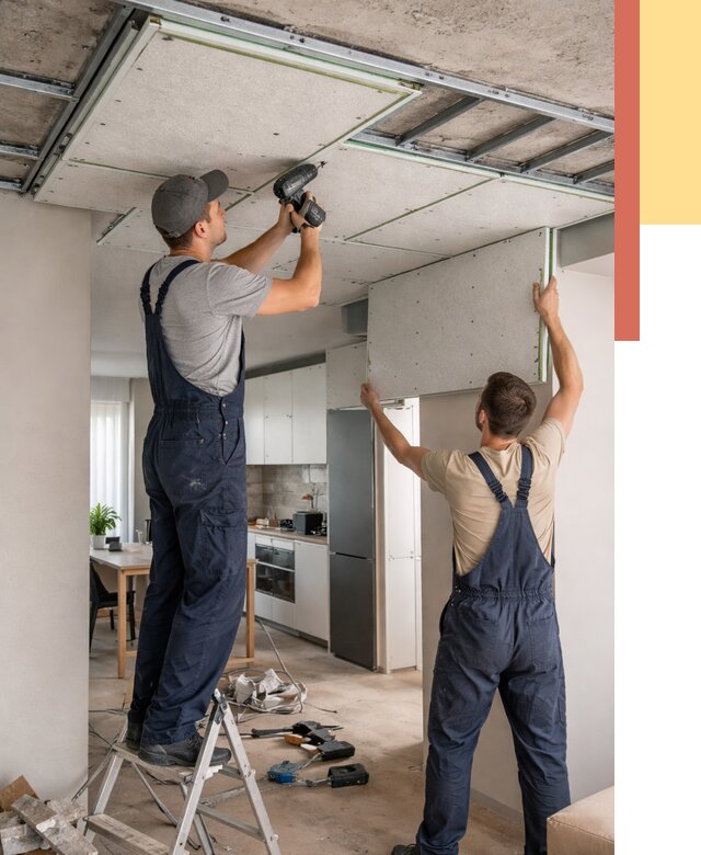 Шумоизоляция потолка панелями зипс в мирном от 1870 руб. под ключ | ОТДЕЛОЧНИК-Мир